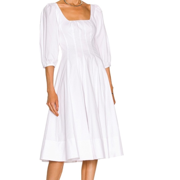 Staud - Swells Dress - White - Picture 1 of 5